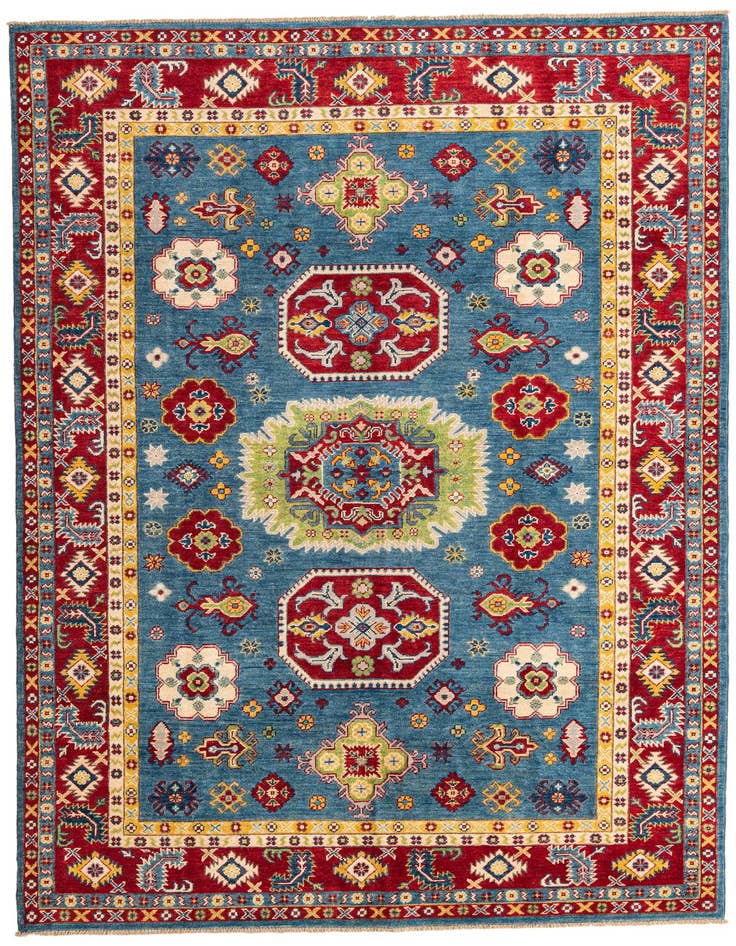Detail image of 5' 10 x 8' 7 Hand Knotted Kazak Rug