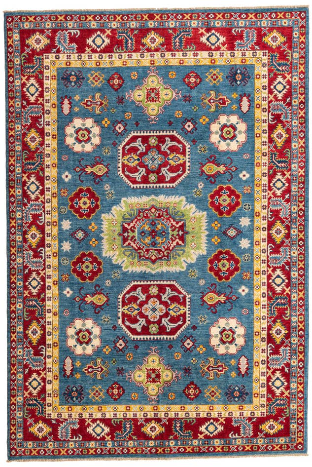 Detail image of 5' 10 x 8' 7 Hand Knotted Kazak Rug