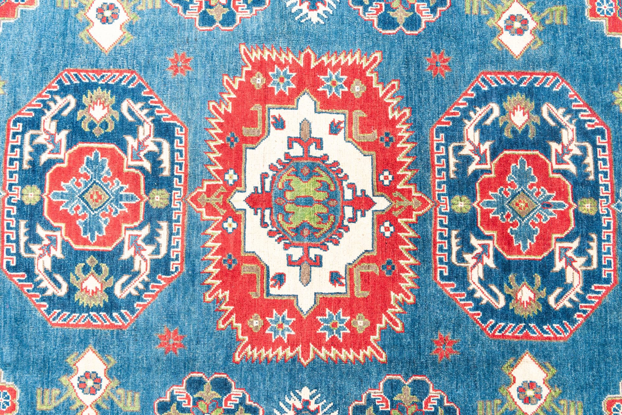 185cm x 275cm anudado a mano Kazak Alfombra