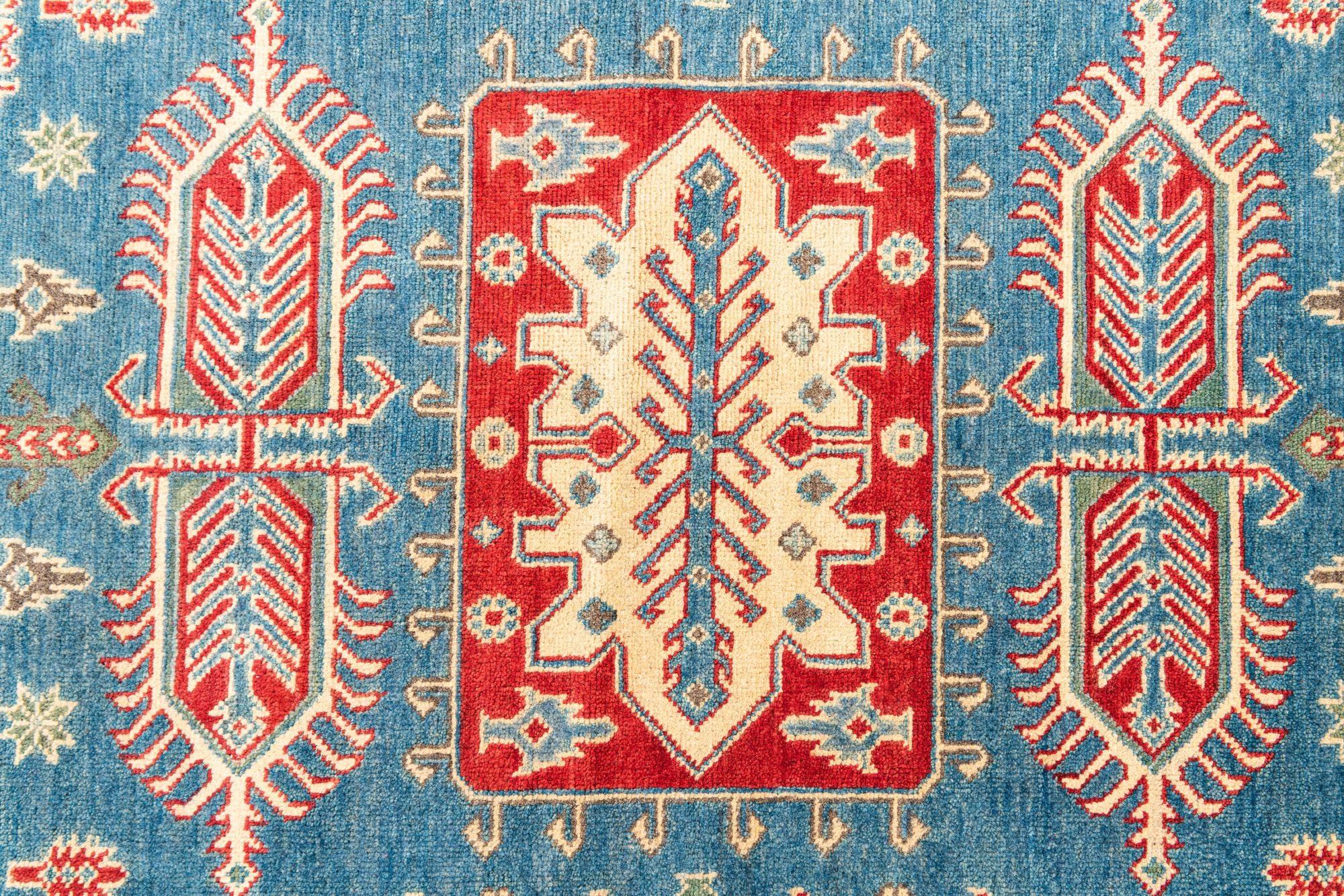 145cm x 205cm anudado a mano Kazak Alfombra