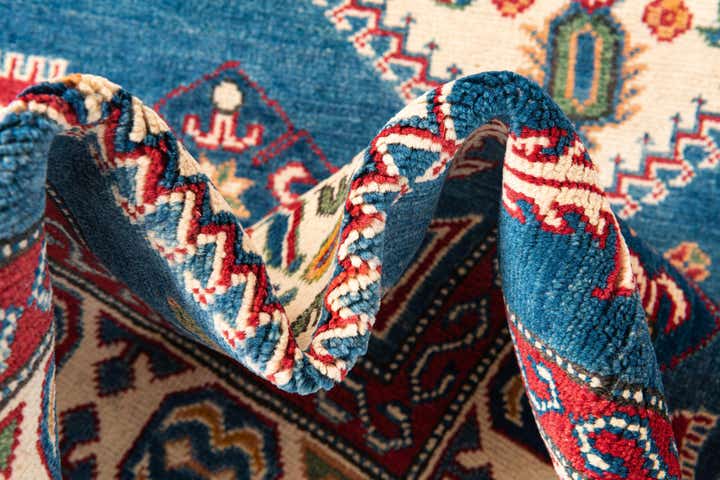 4' 1 x 6' 2 Hand Knotted Kazak Rug