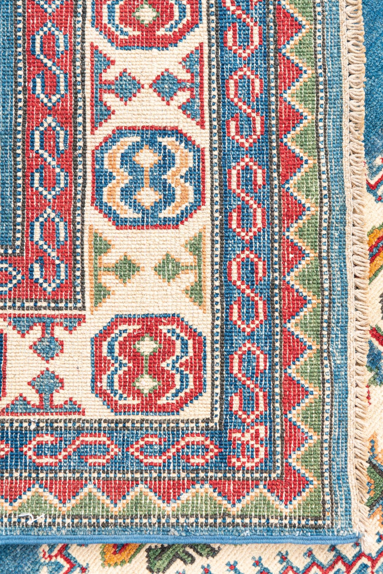 4' 1 x 6' 2 Hand Knotted Kazak Rug