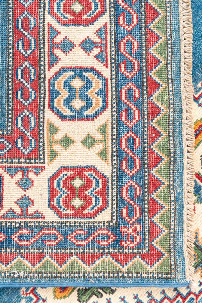 4' 1 x 6' 2 Hand Knotted Kazak Rug