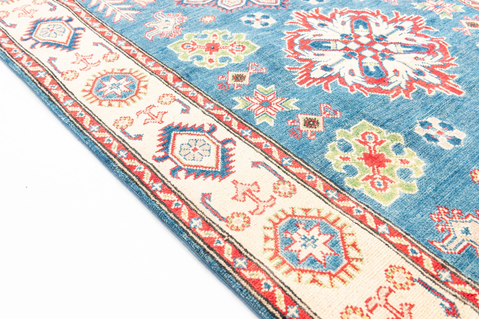 4' 1 x 6' 6 Hand Knotted Kazak Rug