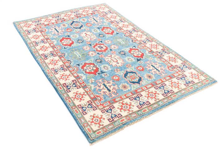 3' 10 x 6' Hand Knotted Kazak Rug