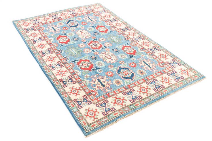 Detail image of 3' 10 x 6' Hand Knotted Kazak Rug