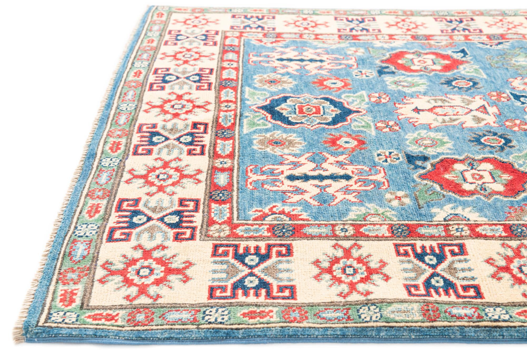 3' 10 x 6' Hand Knotted Kazak Rug