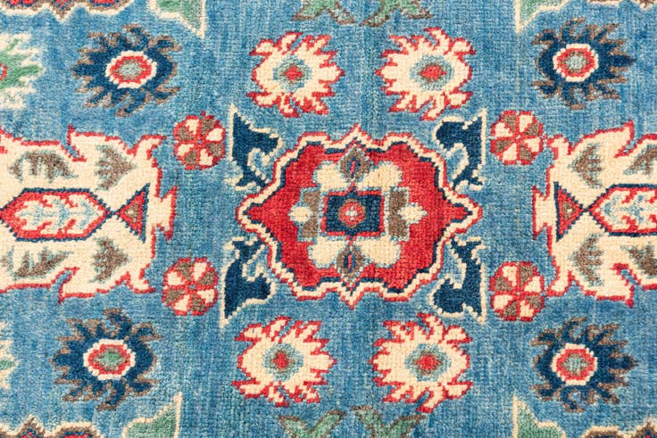 Detail image of 3' 10 x 6' Hand Knotted Kazak Rug