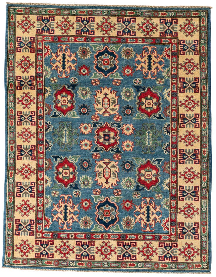 Detail image of 3' 10 x 6' Hand Knotted Kazak Rug