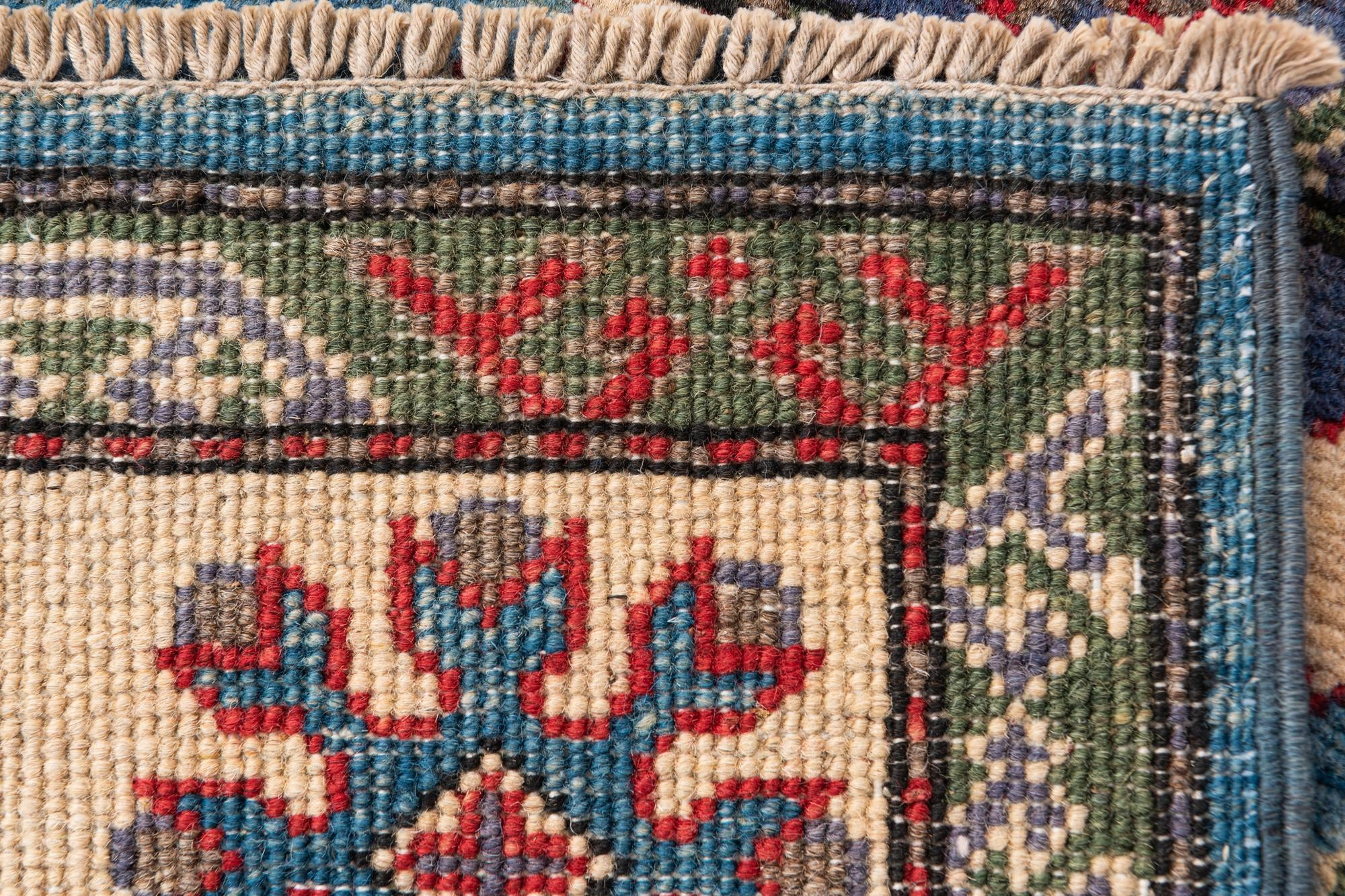 3' 10 x 5' 10 Hand Knotted Kazak Rug