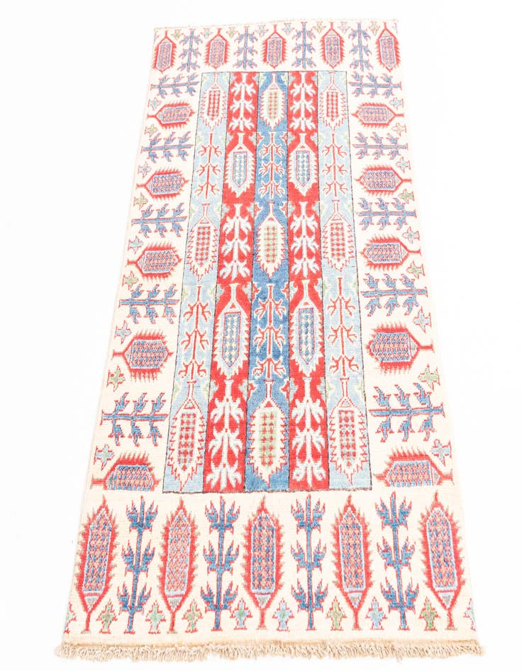 Detail image of 3' 2 x 5' 1  Hand Knotted Kazak Rug