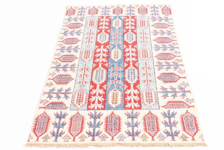 Detail image of 3' 2 x 5' 1 Hand Knotted Kazak Rug