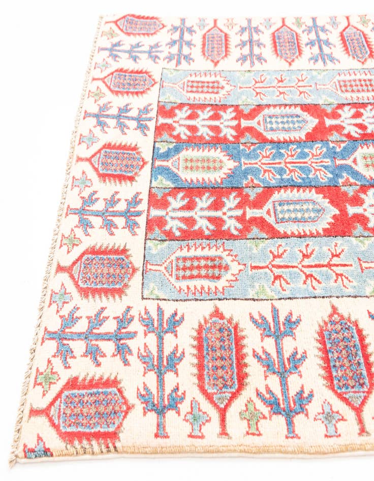 Detail image of 3' 2 x 5' 1  Hand Knotted Kazak Rug