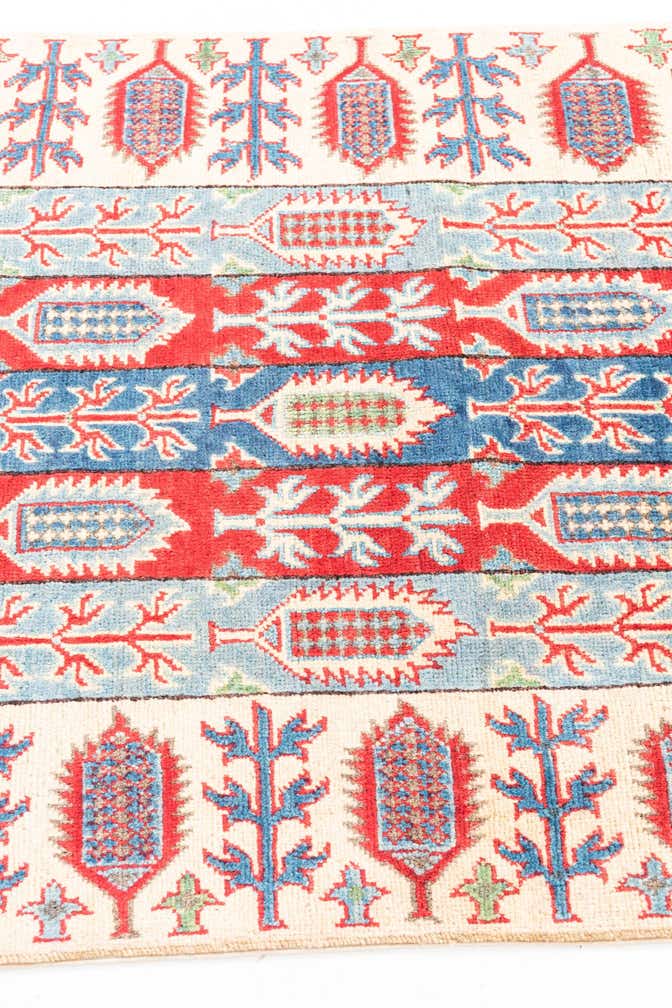 3' 2 x 5' 1 Hand Knotted Kazak Rug