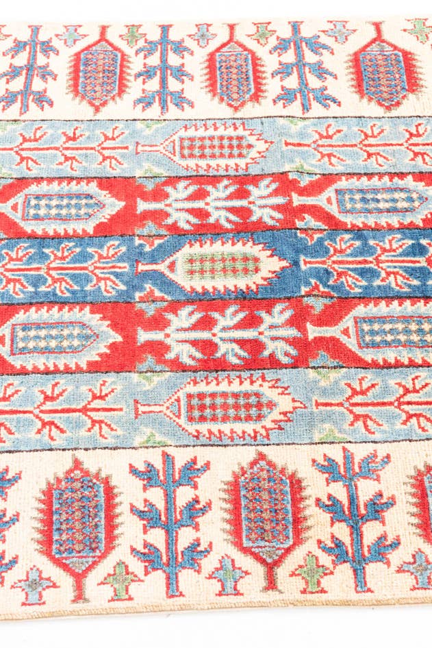 Detail image of 3' 2 x 5' 1 Hand Knotted Kazak Rug