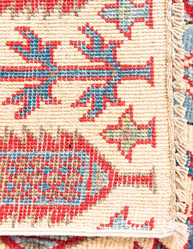 Detail image of 3' 2 x 5' 1  Hand Knotted Kazak Rug