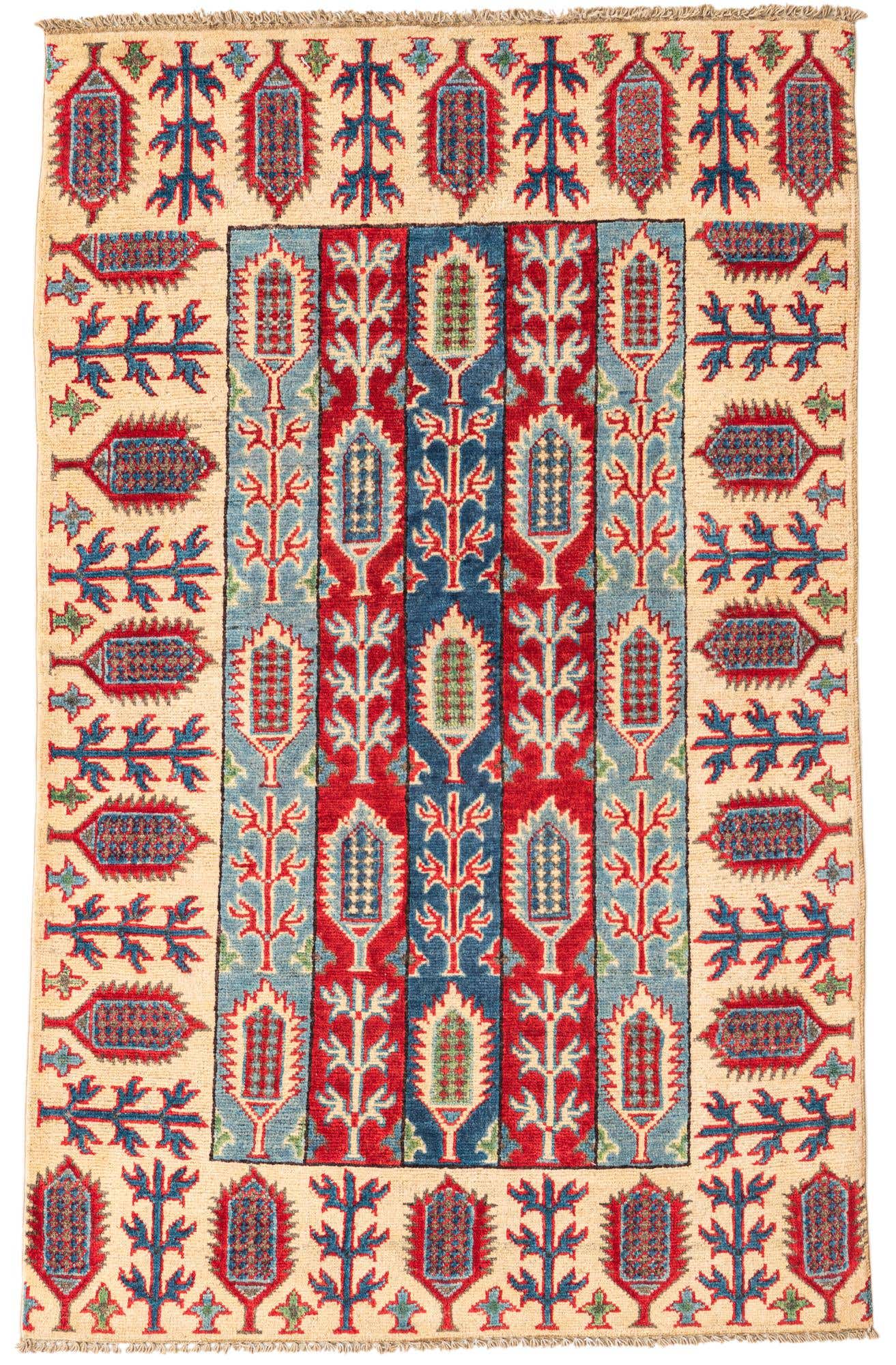 3' 2 x 5' 1 Hand Knotted Kazak Rug