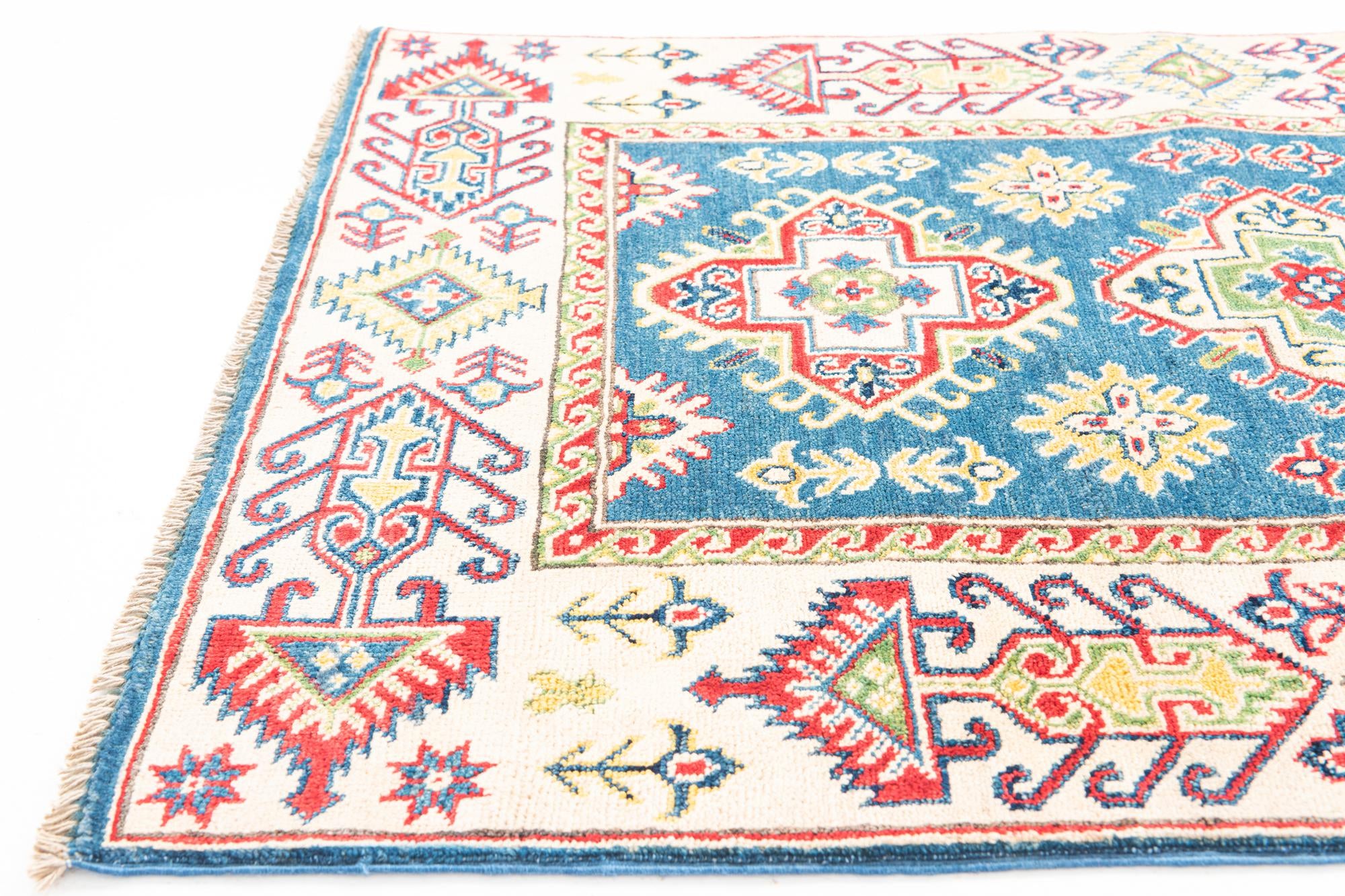 3' 3 x 4' 10 Hand Knotted Kazak Rug