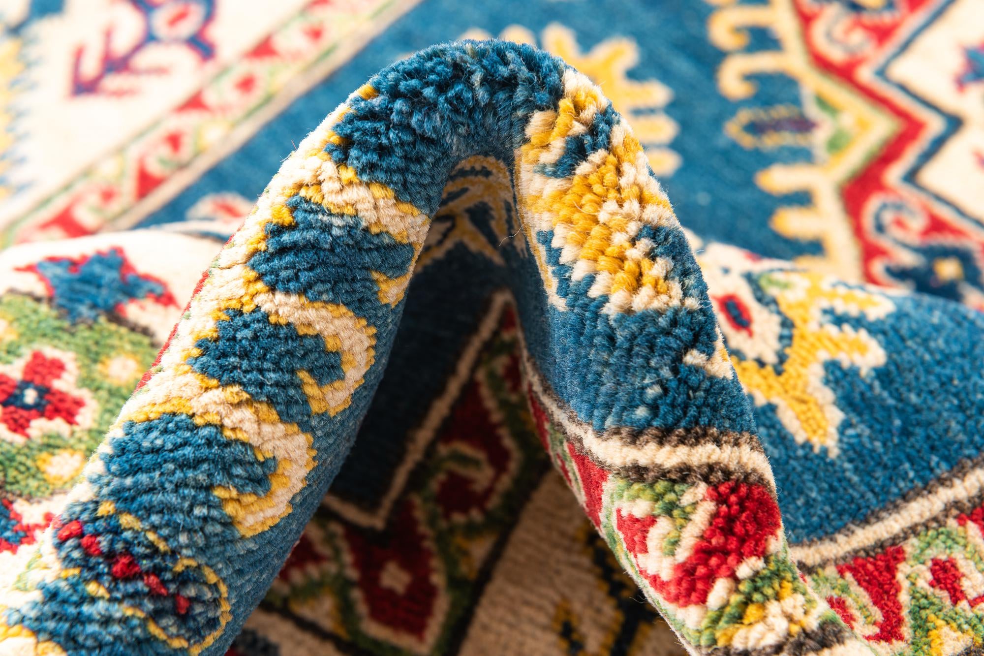 3' 3 x 4' 10 Hand Knotted Kazak Rug