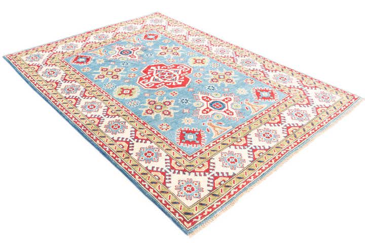 5' x 6' 10 Hand Knotted Kazak Rug