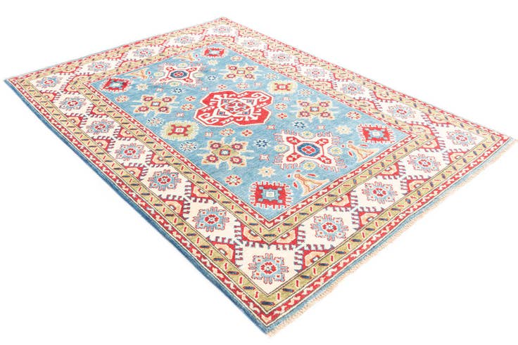 Detail image of 5' x 6' 10 Hand Knotted Kazak Rug