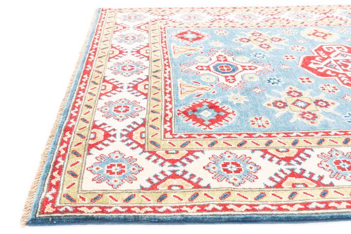 5' x 6' 10 Hand Knotted Kazak Rug