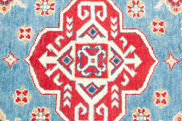 Detail image of 5' x 6' 10 Hand Knotted Kazak Rug