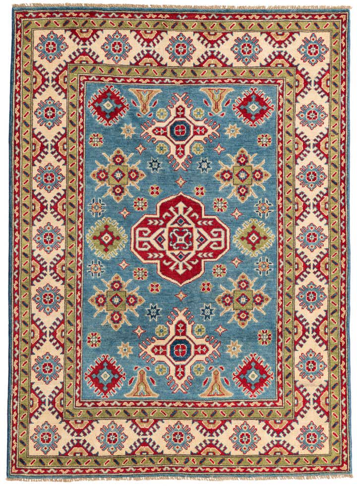 5' x 6' 10 Hand Knotted Kazak Rug