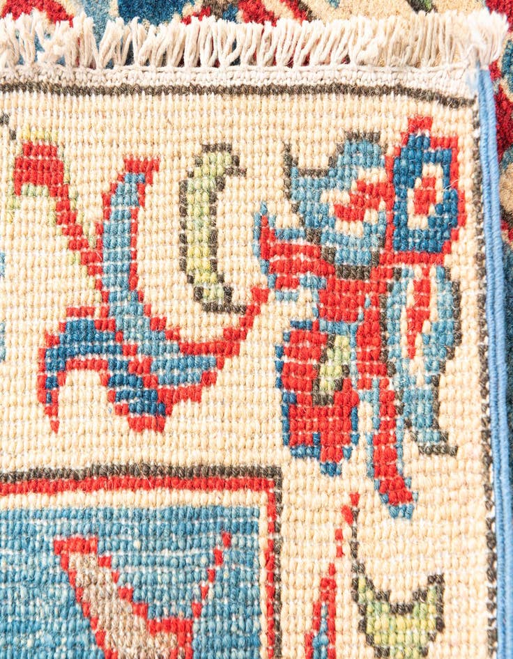 Detail image of 2' 8 x 4' Hand Knotted Kazak Rug