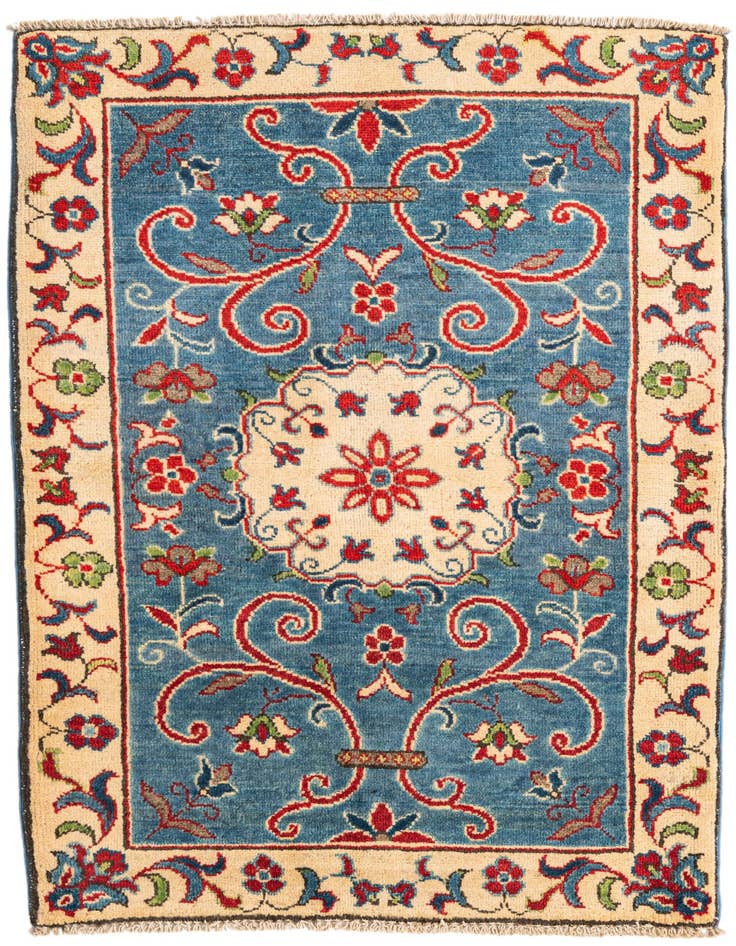 Detail image of 2' 8 x 4' Hand Knotted Kazak Rug