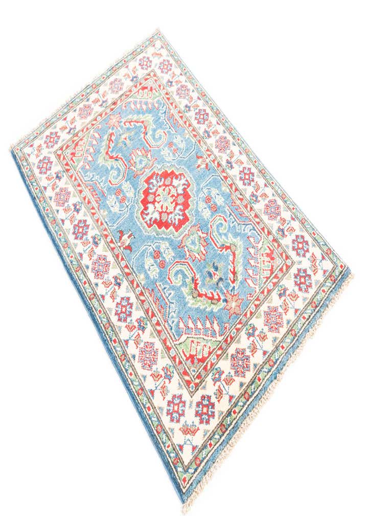 2' 8 x 4' Hand Knotted Kazak Rug