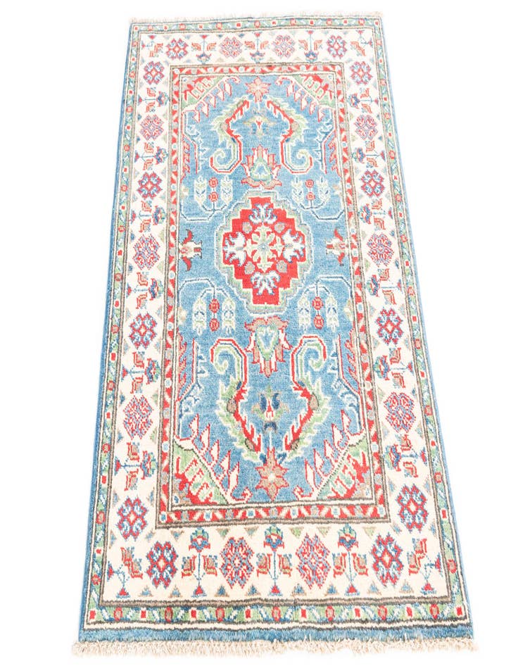 Detail image of 2' 8 x 4' Hand Knotted Kazak Rug