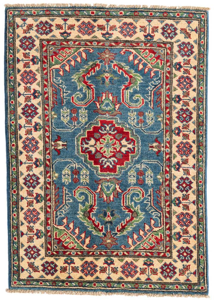 2' 8 x 4' Hand Knotted Kazak Rug