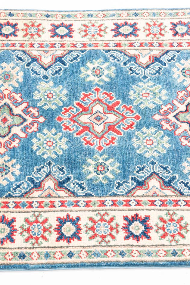 Detail image of 2' 7 x 4' 6 Hand Knotted Kazak Rug