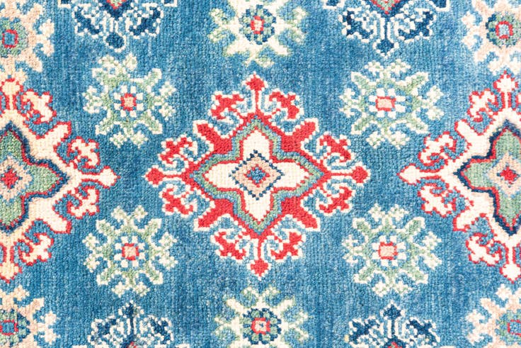 Detail image of 2' 7 x 4' 6 Hand Knotted Kazak Rug
