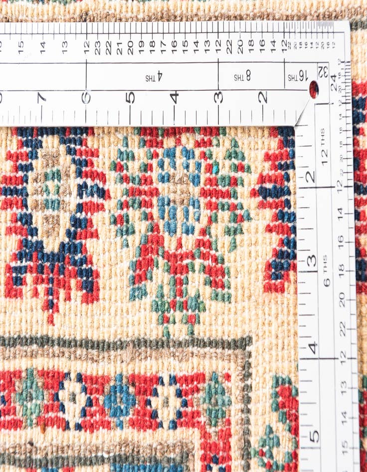 Detail image of 2' 7 x 4' 6  Hand Knotted Kazak Rug