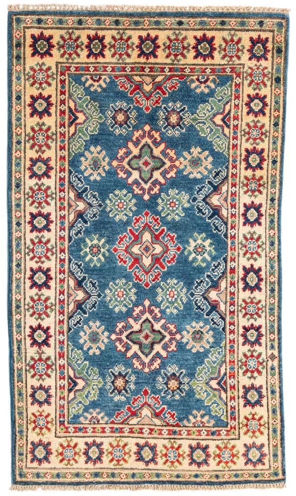 2' 7 x 4' 6 Hand Knotted Kazak Rug
