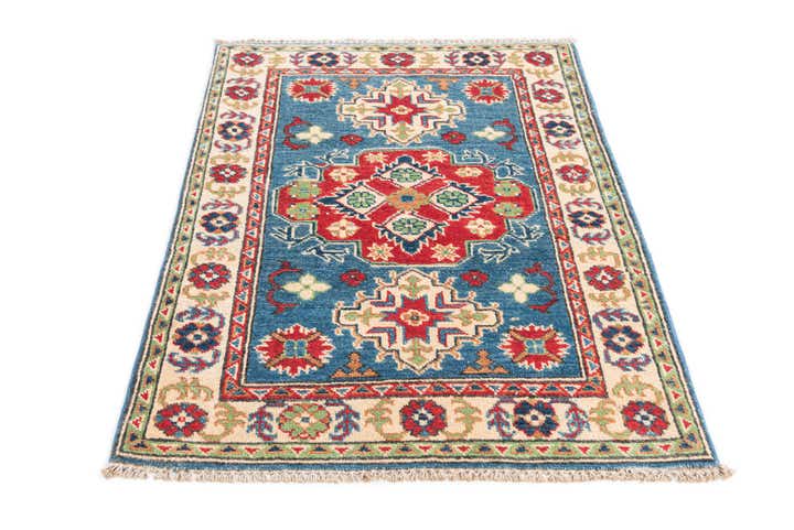 2' 8 x 4' 1 Hand Knotted Kazak Rug