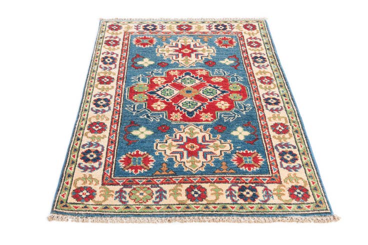 Detail image of 2' 8 x 4' 1 Hand Knotted Kazak Rug
