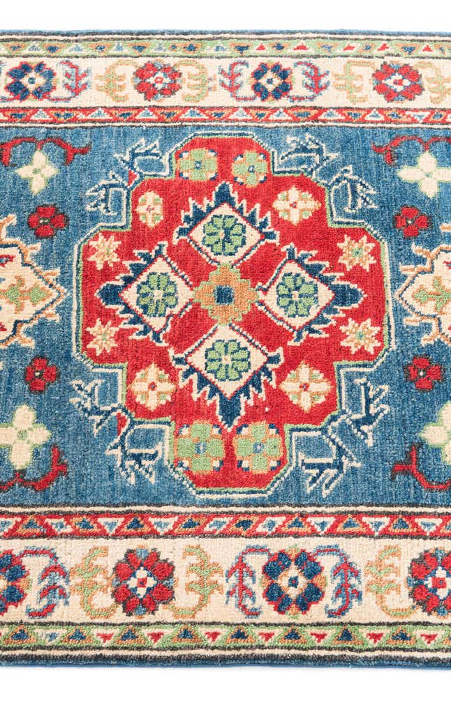 2' 8 x 4' 1 Hand Knotted Kazak Rug