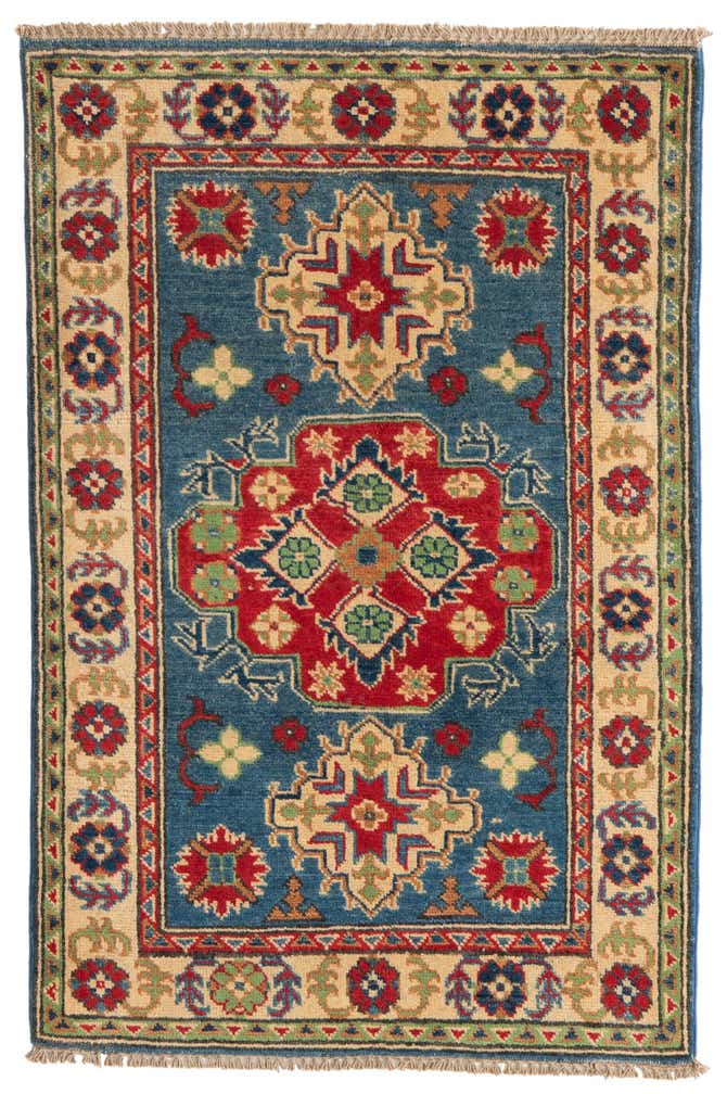 2' 8 x 4' 1 Hand Knotted Kazak Rug