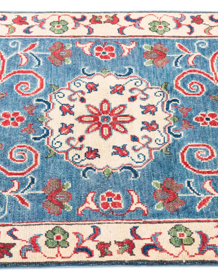 Detail image of 2' 8 x 4' 1 Hand Knotted Kazak Rug