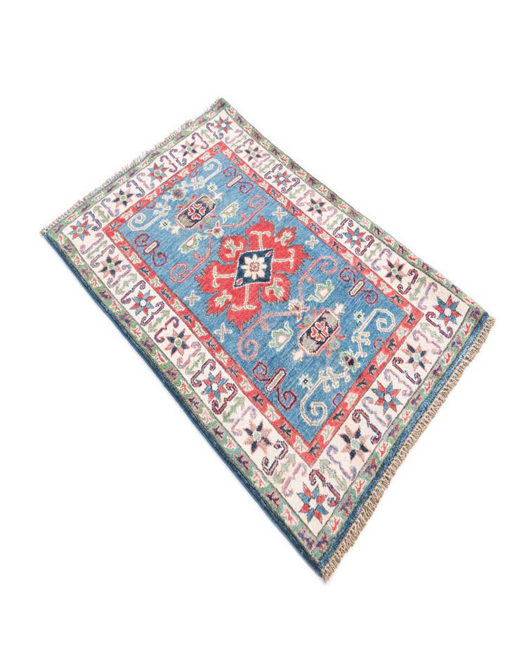 Detail image of 2' 10 x 4' 2  Hand Knotted Kazak Rug