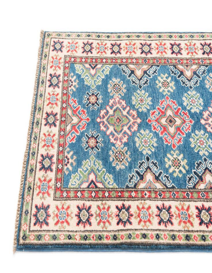 Detail image of 2' 6 x 4' 2 Hand Knotted Kazak Rug