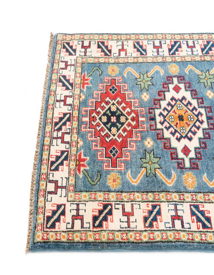 Detail image of 2' 6 x 4' 3  Hand Knotted Kazak Rug