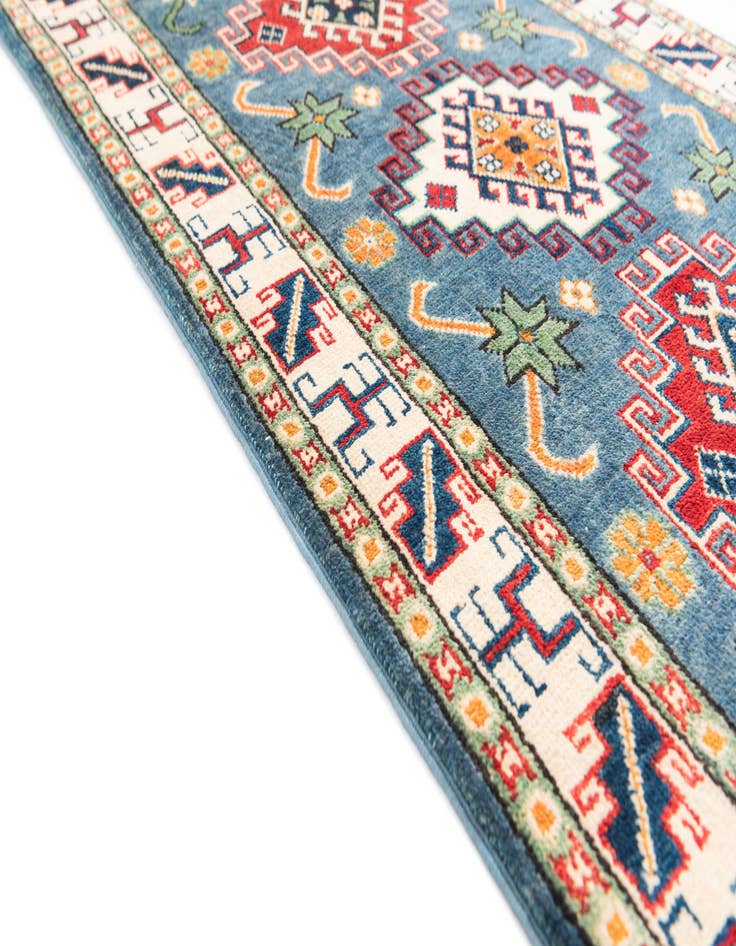 Detail image of 2' 6 x 4' 3  Hand Knotted Kazak Rug