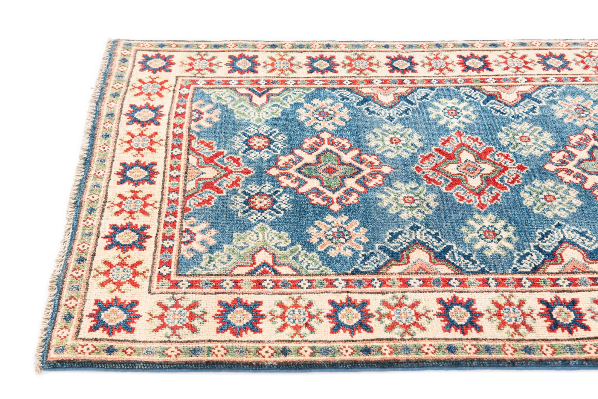 2' 9 x 4' 4 Hand Knotted Kazak Rug