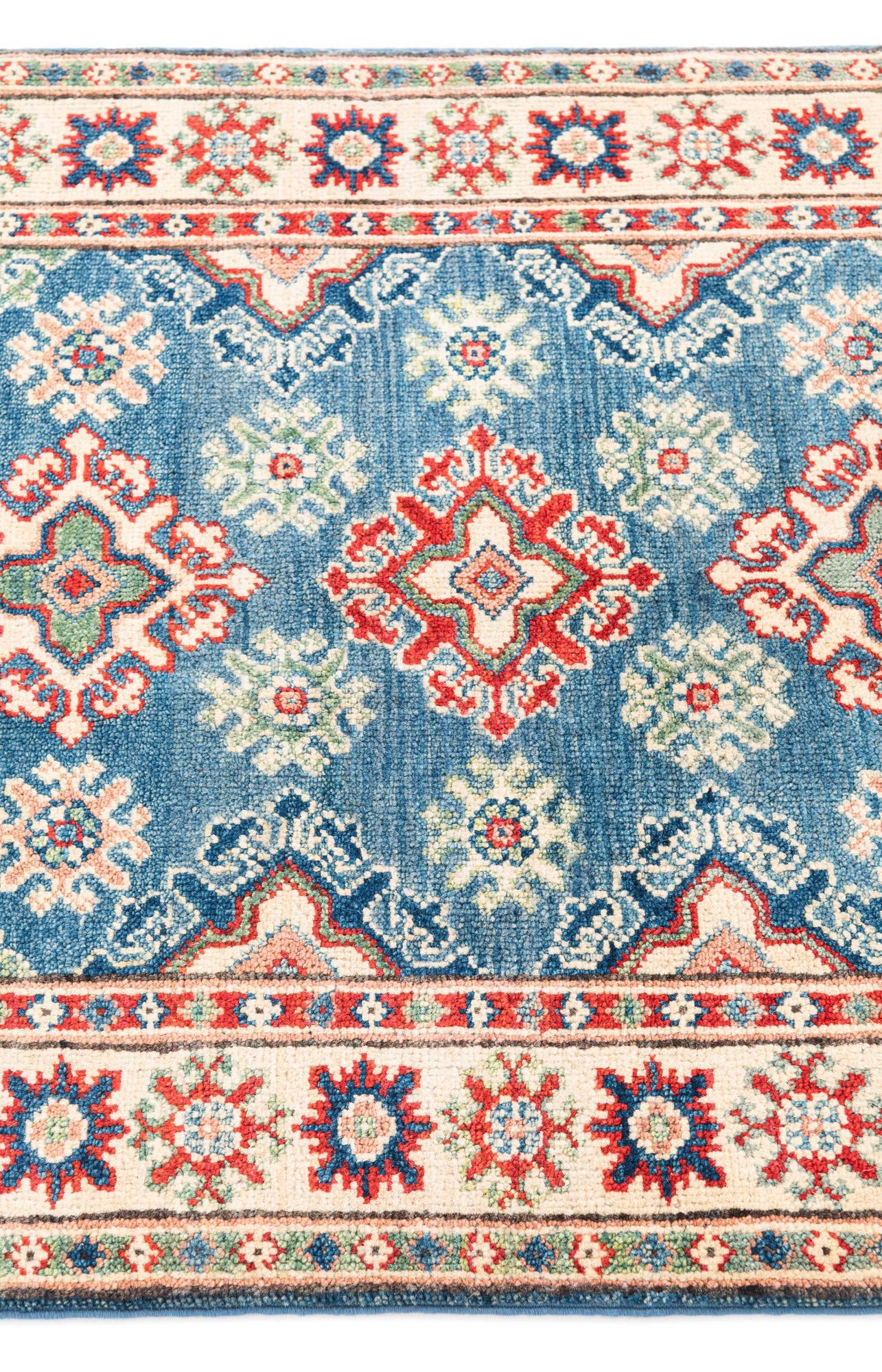 2' 9 x 4' 4 Hand Knotted Kazak Rug