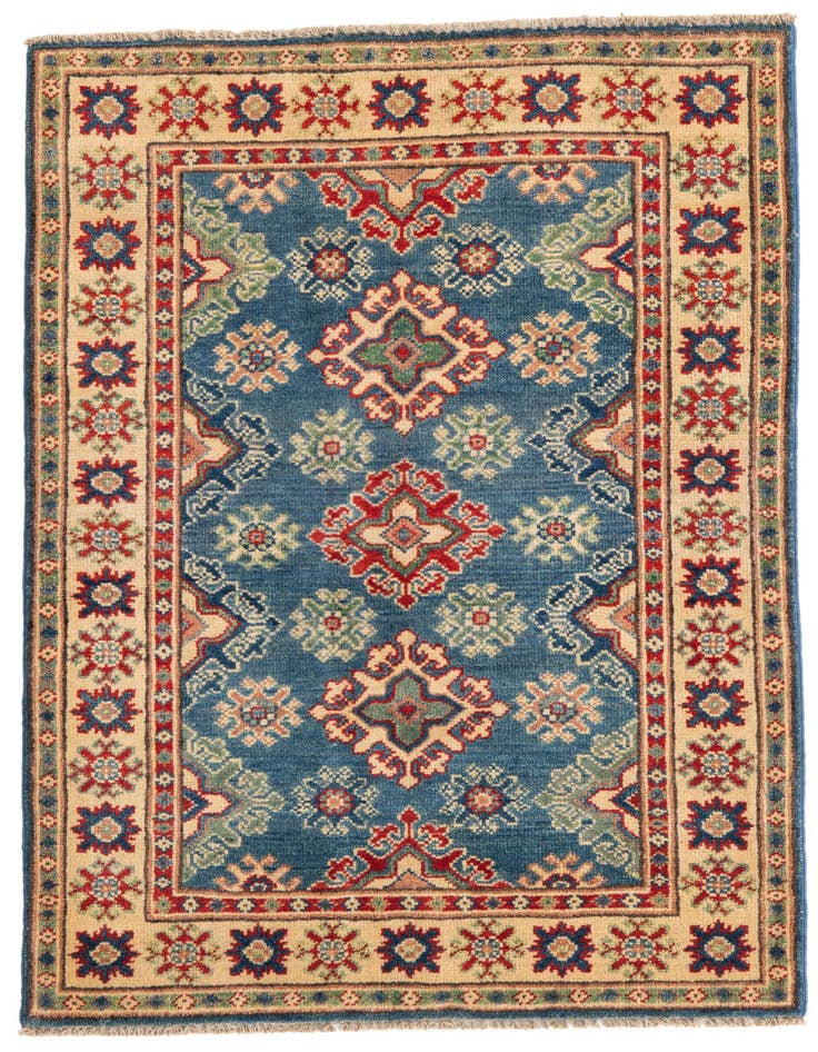 Detail image of 2' 9 x 4' 4 Hand Knotted Kazak Rug