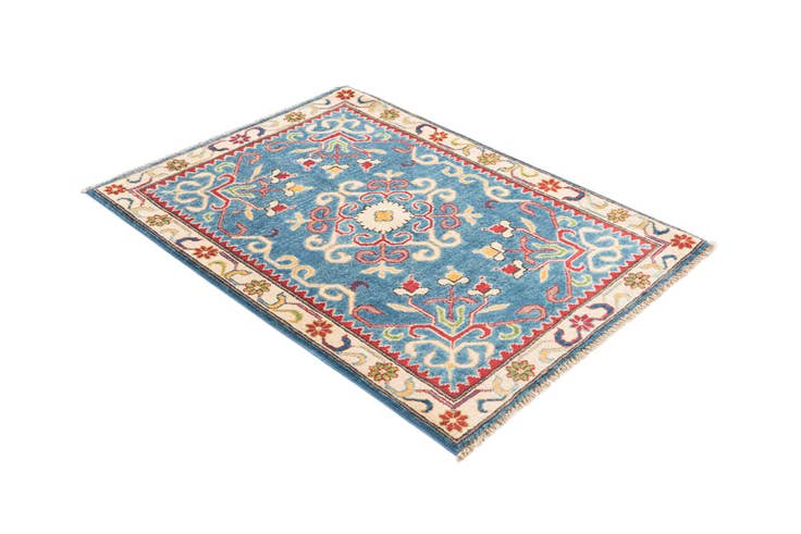 Detail image of 2' 10 x 4' Hand Knotted Kazak Rug